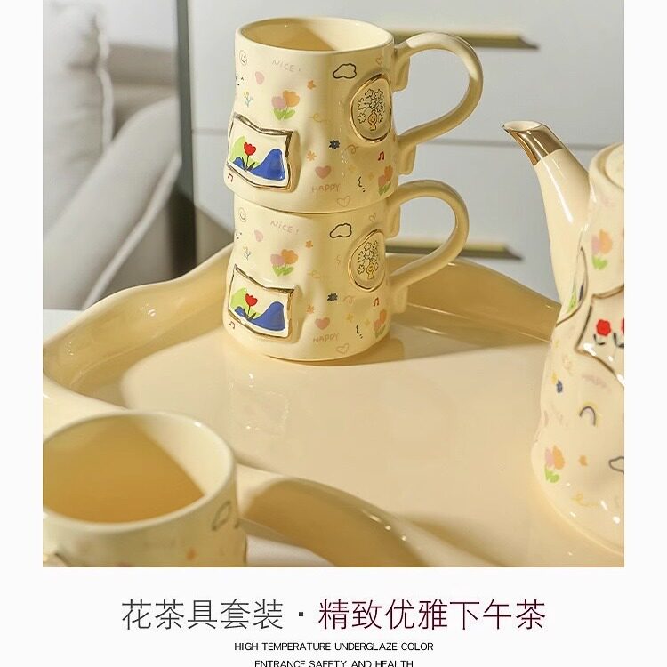 闺蜜乔迁新居搬新家礼物结婚实用杯子茶具礼盒礼品伴手礼送朋友