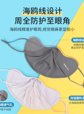 名创优品沐光透气护眼角防晒口罩