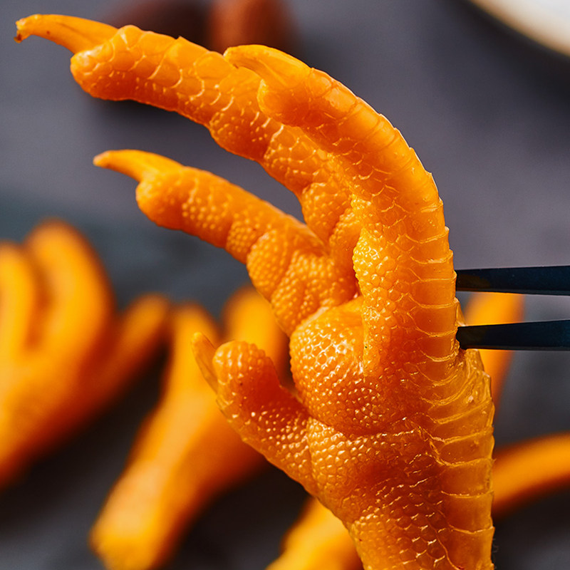 来伊份盐焗凤爪500g鸡爪鸡脚卤味美食小吃熟食真空小包装休闲零食,淘宝优惠券,粉丝福利购,淘宝优惠卷