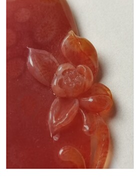 印尼珊瑚玉 喜不喜欢随你 大红果冻悟道莲花雕刻直播选拍私拍无效