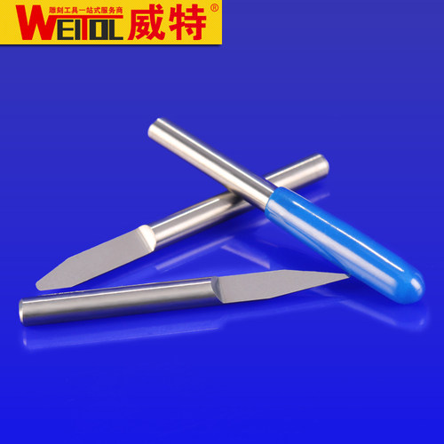 威特3.175圆底尖刀锥度球头刀cnc刻字刀钨钢雕刻刀数控雕刻机刀头 - 图2