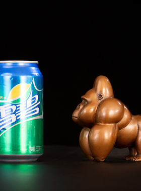 纯铜大猩猩欧美创意手办摆件