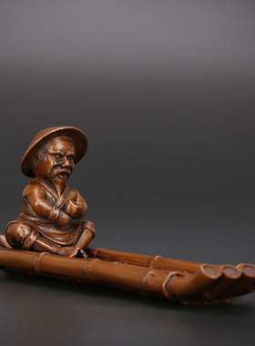 纯紫铜香插香炉檀香家居高档摆件