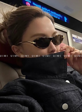 UIMI/塑造小V脸神器！26ss 猫眼绳结墨镜欧美窄框简约遮阳太阳镜