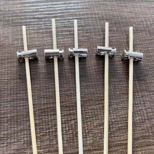 不锈钢木柄烤签不锈钢烧烤网烤肉吊炉签子卡扣焖烤专用烧烤木炭碳 - 图2