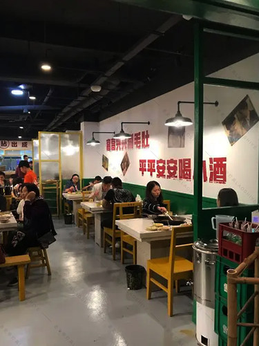 餐厅吊灯 怀旧复古 有拈头火锅同款老式做旧工业风军绿仿搪瓷壁灯 - 图1