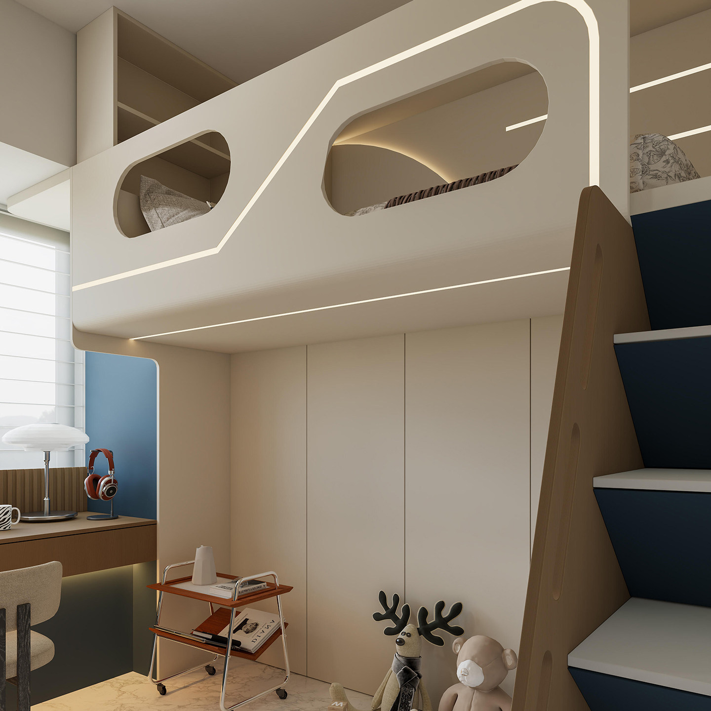 香港全屋定制儿童房一房隔两房小户型间房榻榻米上下床碌架床装修,淘宝优惠券,粉丝福利购,淘宝优惠卷