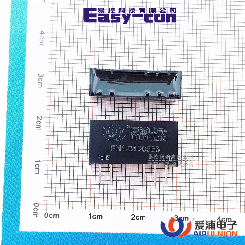 FN1-24D05B3 24D09B3 24D12B3 24D15B3 24D24B3 DC-DC电源模块 1W - 图0