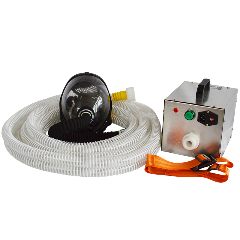 自吸式长管呼吸器过滤防毒尘面罩单双人电动送风式空气呼吸器面具 - 图3