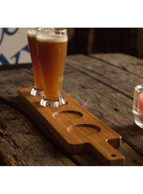 荷夕|竹木托盘长方形茶托烘焙工具家用茶盘茶杯托北欧餐盘点心盘