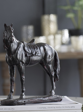 树脂客厅桌面动物摆件装饰品