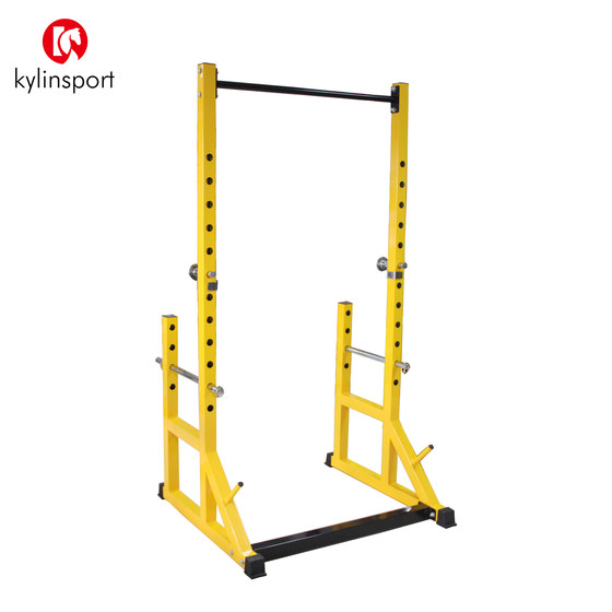 Frame squat rack home push bench barbell weight bench