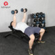 Kilograms of commercial rubber-coated fixed-value fitness equipment