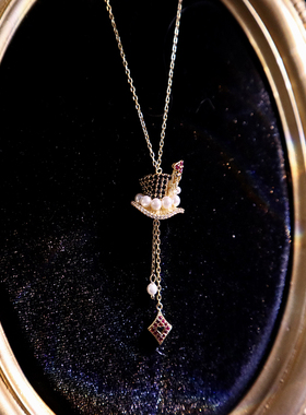 Sherain | 诗觅雨 疯帽子先生吊坠925银甜美童话主题气质百搭款