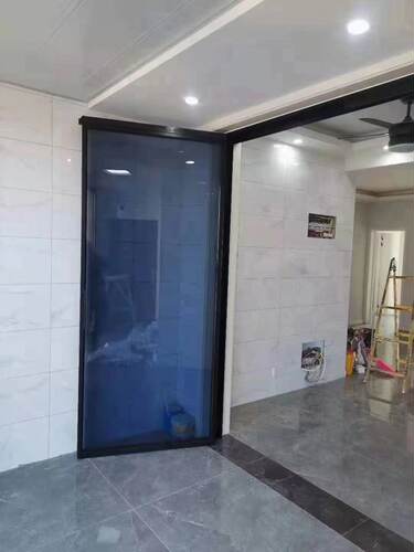 北京定制极窄边框门厨房卫生间阳台玻璃门小空间省地儿门PD门PT门 - 图0