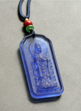 南无阿弥陀佛观世音菩萨吊坠项链