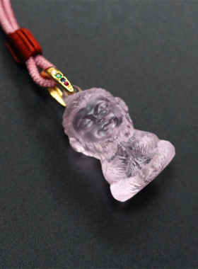 古法男款琉璃大圣孙悟空立体吊坠