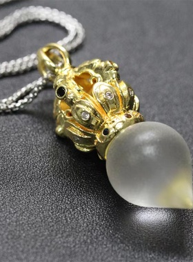 古法琉璃藏传项链金刚橛