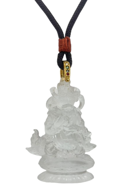 惠古琉璃二臂大威德金刚吊坠