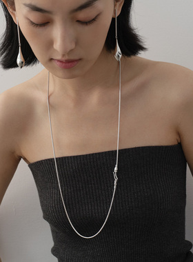 极简设计百搭高级感毛衣链