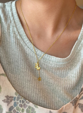 JILIFANG新中式小马新年礼物项链