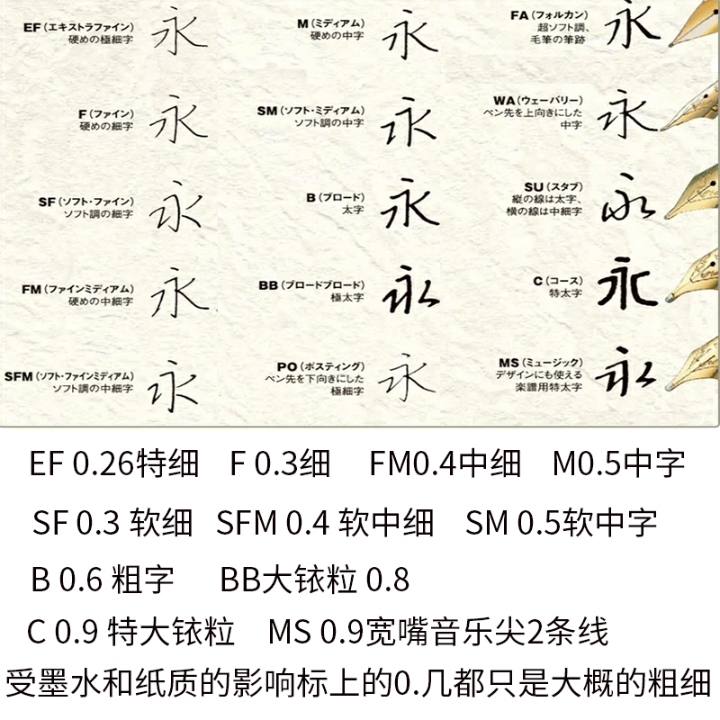 日本 百乐74钢笔14K金笔11种笔尖书写练字商务签名男士送礼礼品盒 高奢文具