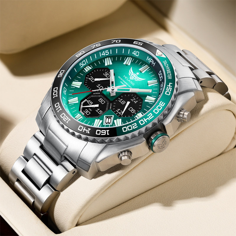 蓝顿豪爵野狼光能光动太阳能男表 蓝顿豪爵手表国产腕表