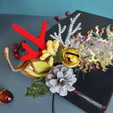 Креативный рождественский ободок, милая заколка для волос, декор, популярно в интернете, наряжаться, подарок на день рождения