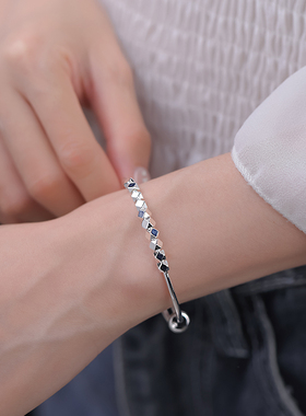 925纯银碎银几两手镯2022年新款