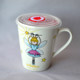Water cup sealing lid plastic ring plastic figure