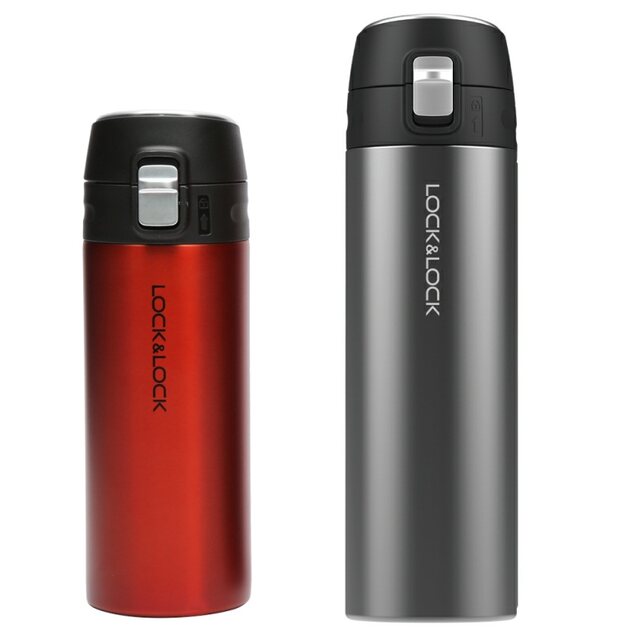LOCK&LOCK Fit stainless steel thermos cup one-touch