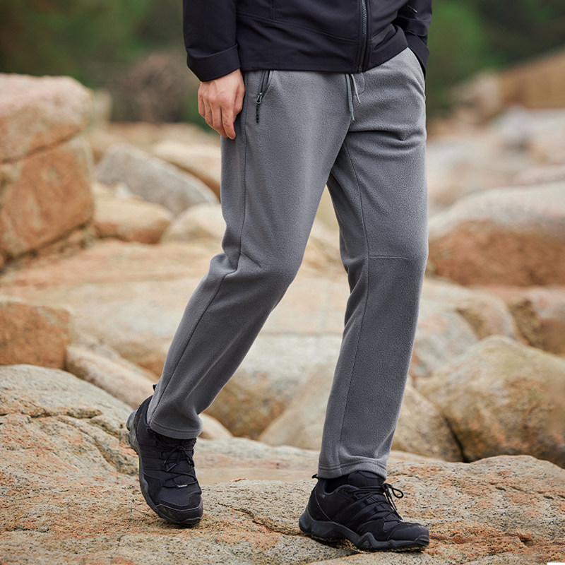 拓路者抓绒裤户外男士秋冬防风保暖冲锋裤内胆直筒长裤摇粒绒卫裤,淘宝优惠券,粉丝福利购,淘宝优惠卷