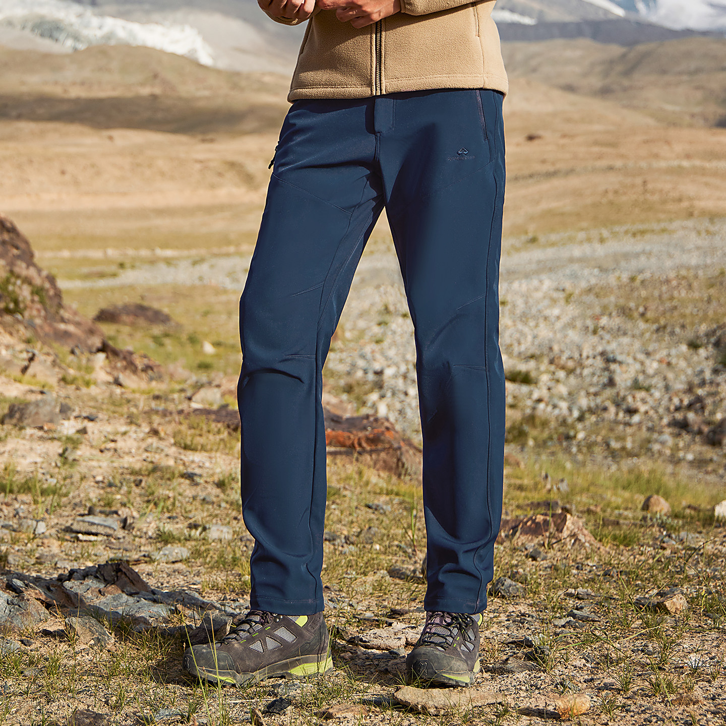 拓路者户外直筒软壳裤男春季耐磨防风加绒保暖登山裤运动休闲长裤,淘宝优惠券,粉丝福利购,淘宝优惠卷