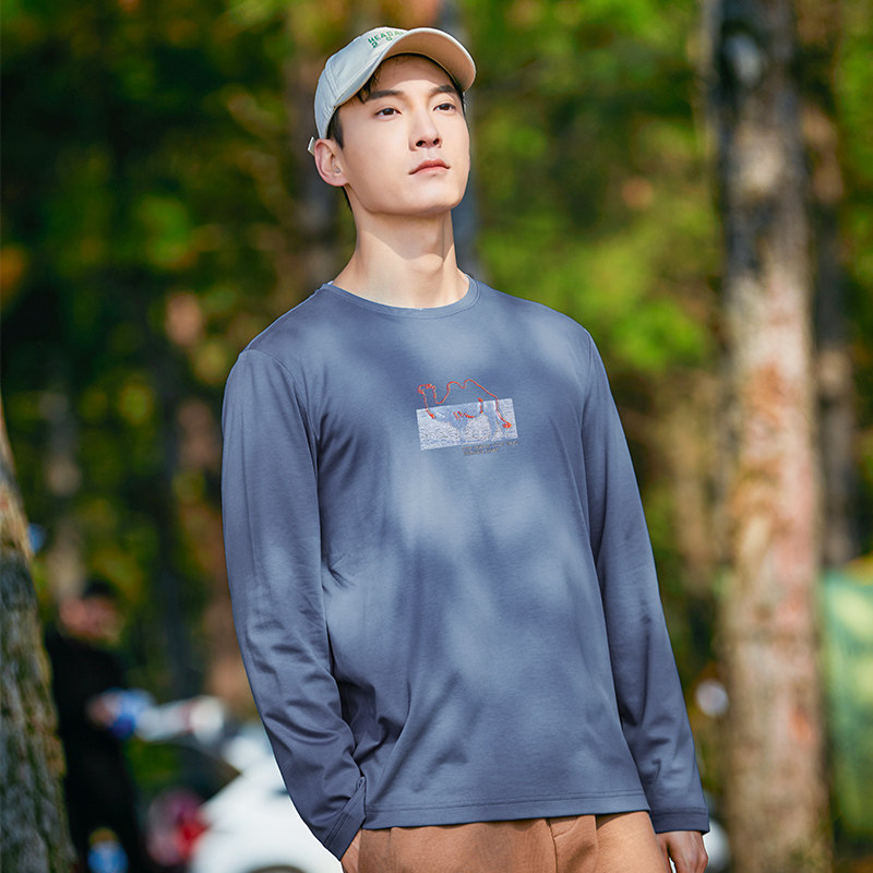 拓路者长袖t恤男士2022骆驼打底衫 拓路者T恤