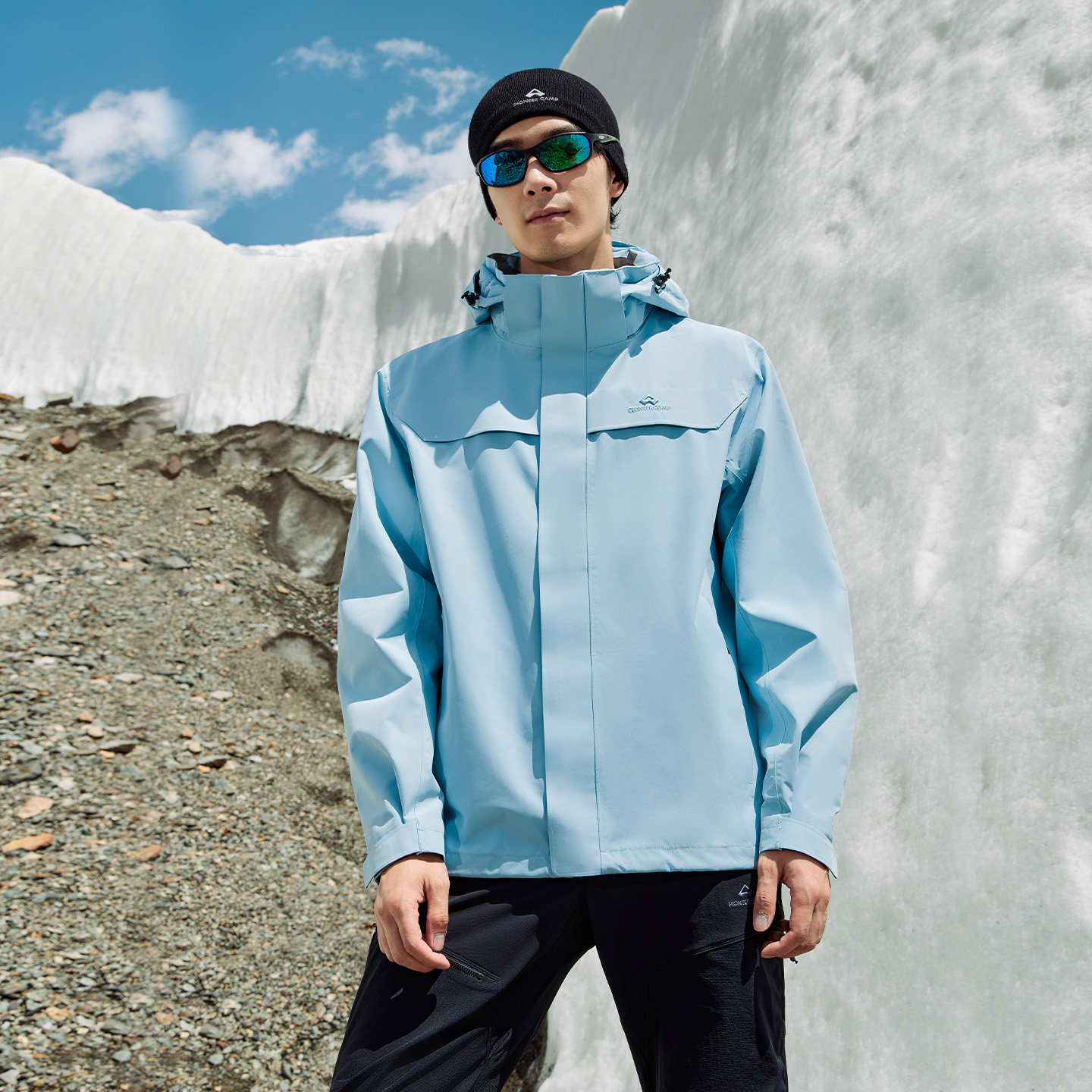 明星同款【朱雀抓绒冲锋衣】拓路者