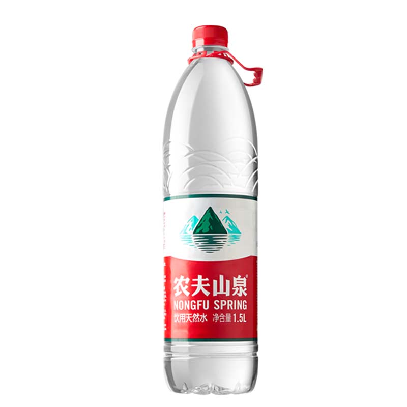 农夫山泉天然饮用水1.5L×12瓶装整箱弱碱性饮用水塑包装-图0