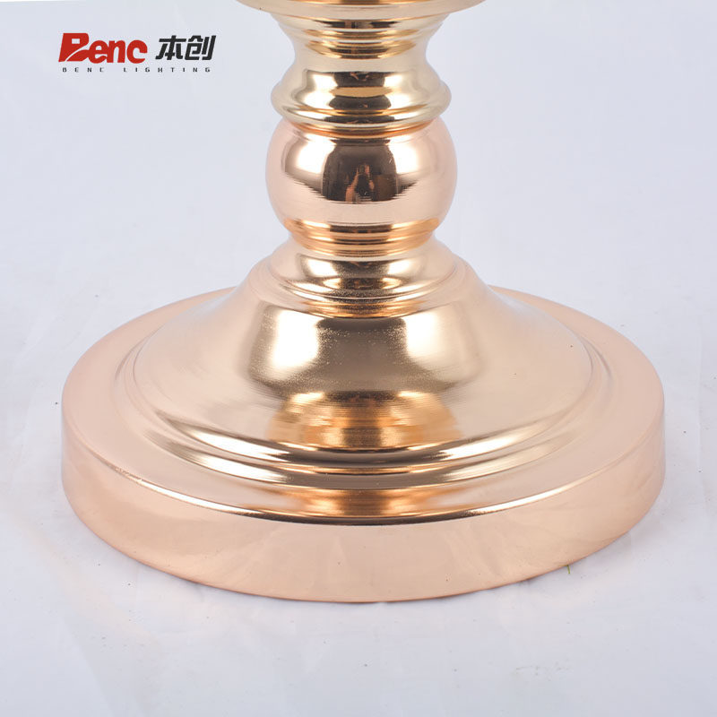 婚庆道具铁艺路引电镀金色花器婚礼花架餐桌干花插花花瓶装饰摆件,淘宝优惠券,粉丝福利购,淘宝优惠卷