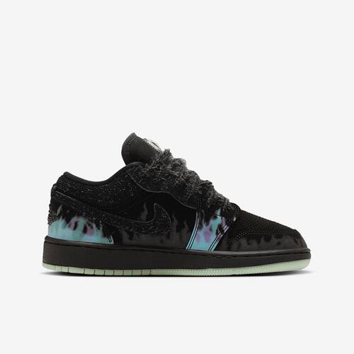 Nike/耐克新款正品Air Jordan 1儿童运动休闲低帮板鞋 HQ3442-001 - 图3