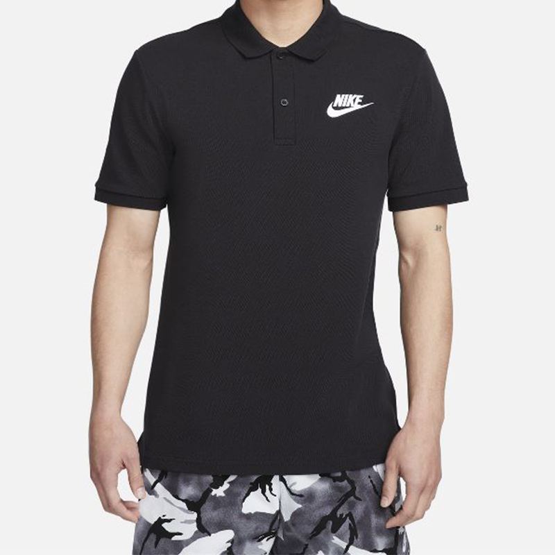 Nike 耐克男子翻领半袖NSW运动休闲短袖POLO衫 909747-010 - 图3