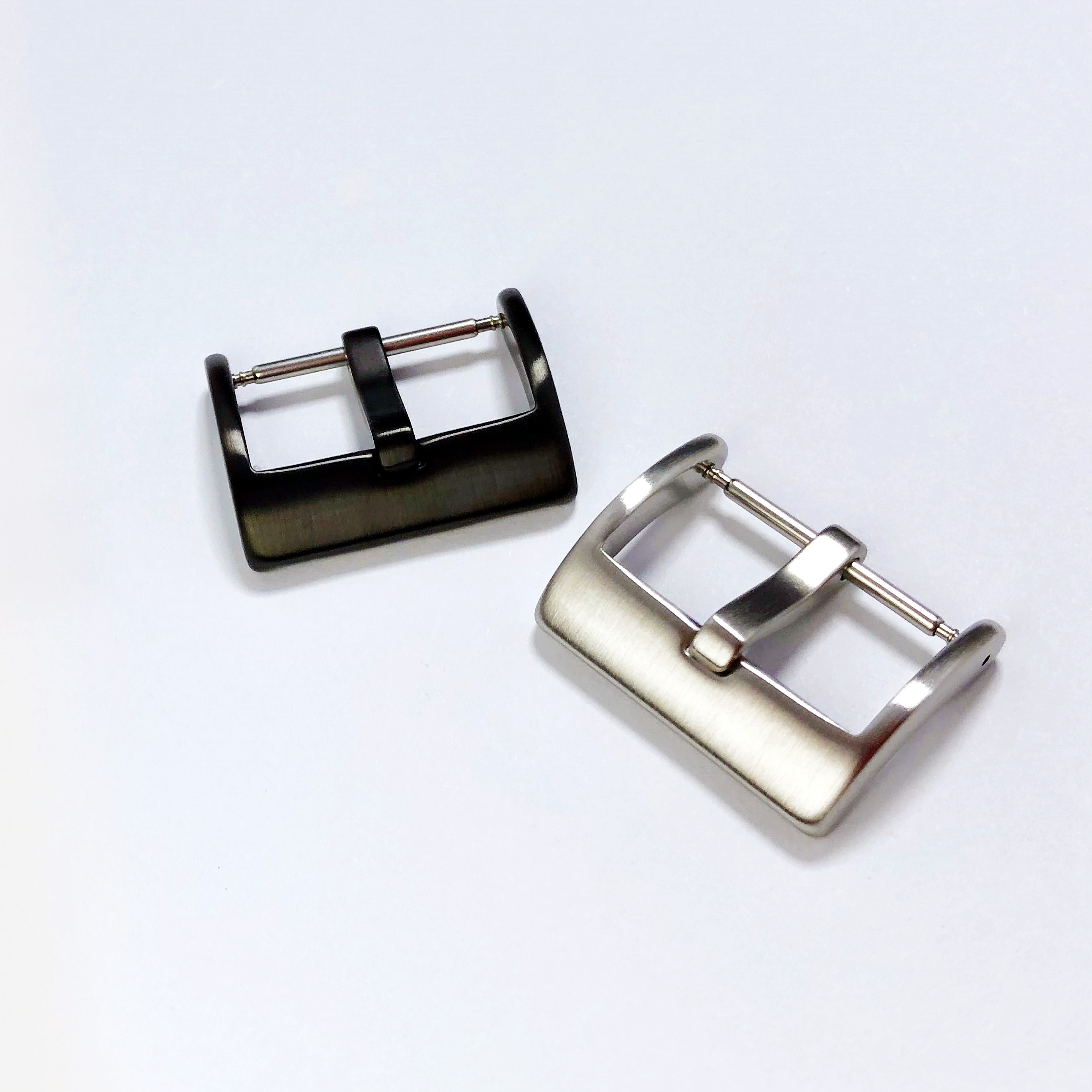 优质手表配件 全钢表扣加厚实心针扣16-24mm油压方扣拉丝金属扣子,淘宝优惠券,粉丝福利购,淘宝优惠卷