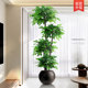 Simulated plant happy tree indoor large floor-standing potted plant decoration high-end bionic green plant light luxury ornaments fake tree