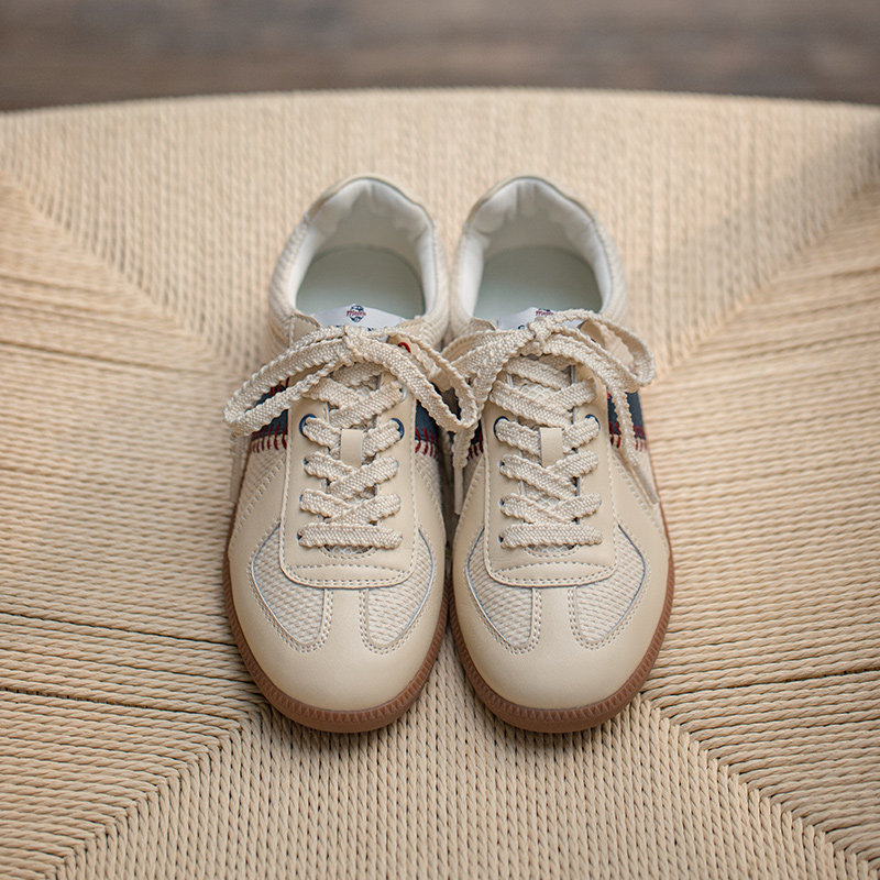 马登2025新款复古棒球版德训鞋百搭休闲鞋美式时尚板鞋小白鞋女士,淘宝优惠券,粉丝福利购,淘宝优惠卷