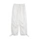 Maden white parachute pants American retro work pants tying feet casual pants mountaineering sports pants spring pants women