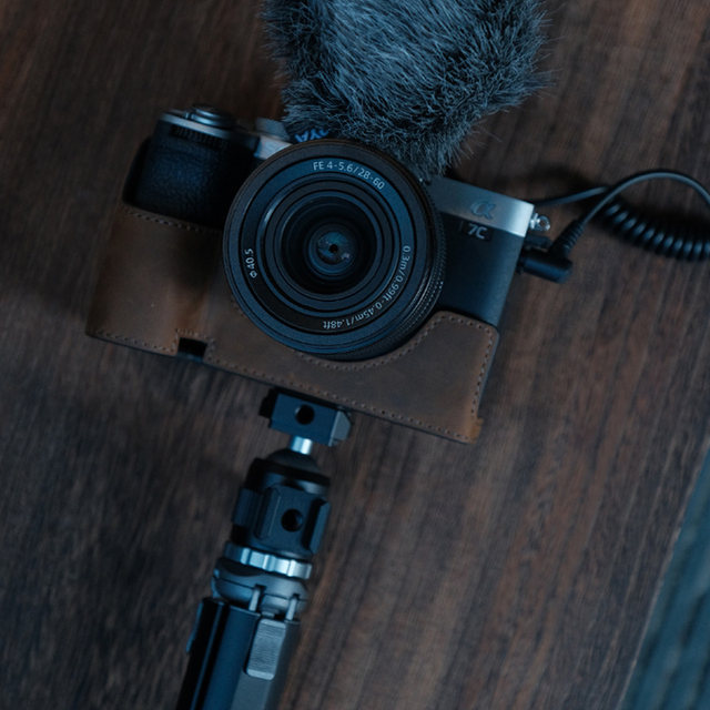 Sony A7C2 Genuine Leather Case A7M4 Camera Bag