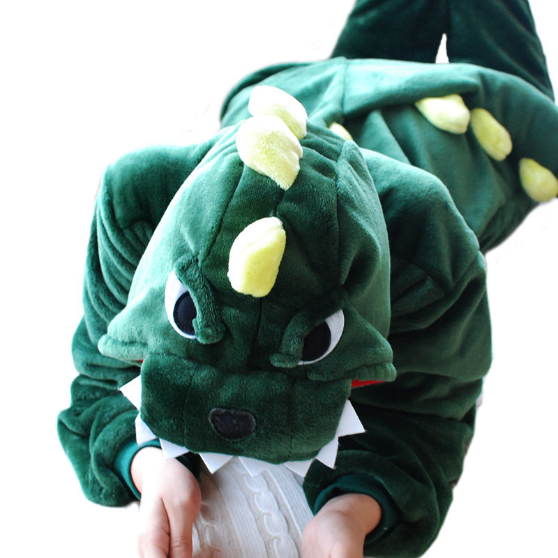 冬恐龙龙猫连体法兰绒卡通男女睡衣 ovviek睡衣/家居服套装