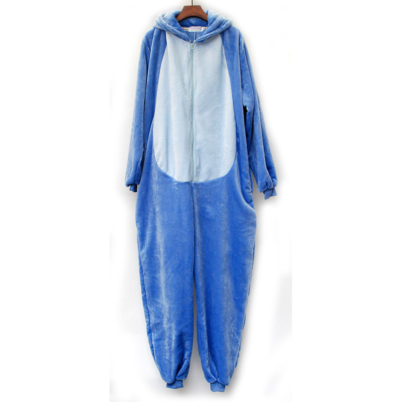 连体史迪奇蓝仔恐龙猫卡通情侣睡衣 ovviek睡衣/家居服套装