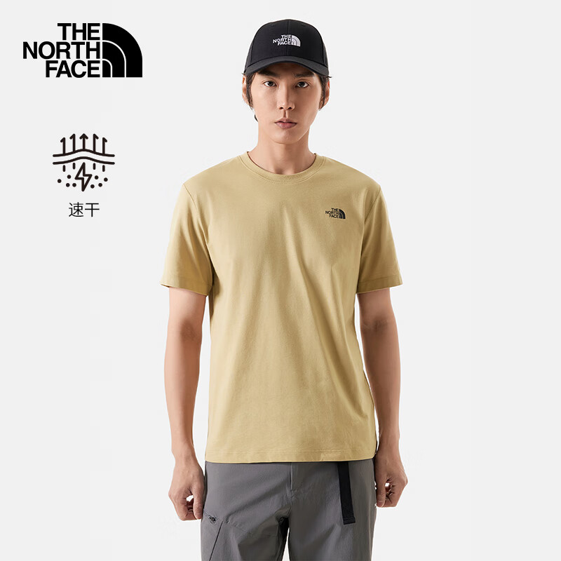 TheNorthFace北面速干T恤男士春夏新款户外吸湿透气快干短袖89QV - 图1