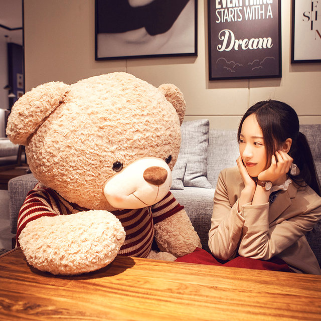 Big Bear Doll Hug Bear Girl Sleeping Pillow