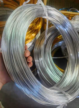半硬金色银色手工铝线手工自行车骨架金色铝丝高温氧化铝线不掉色