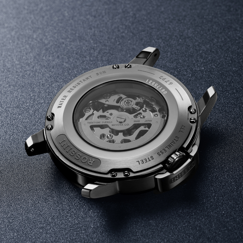 【专柜同款】罗西尼手表男正品夜光防水镂空男表机械男士腕表6793 - 图2